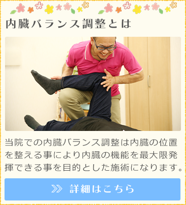 内臓バランス調整とは